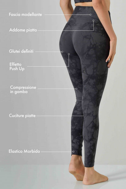 Leggings Sportivi Push Up Vita Alta